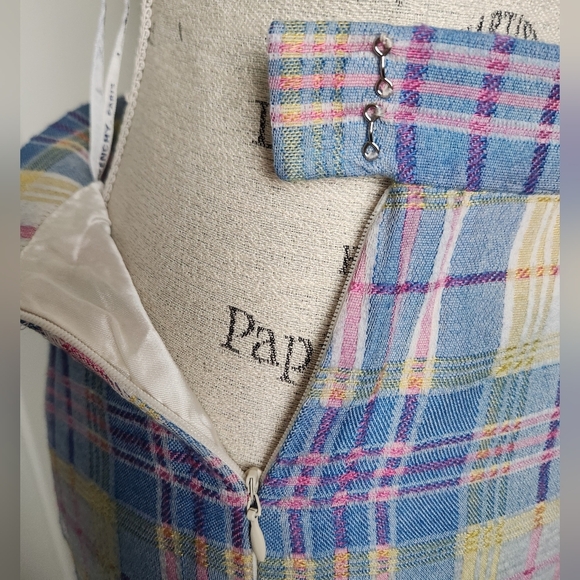 Givenchy Pastel Plaid Pencil Skirt - Picture 9 of 16